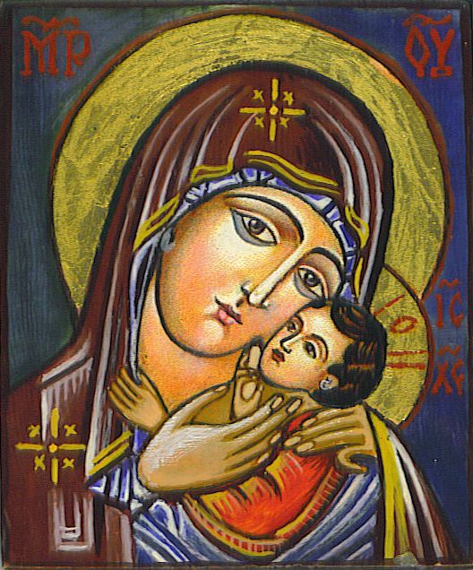 528x636 Virgin Mary 7 528x636.jpg Icons Art Icon - Mary Mother Of Jesus Painting