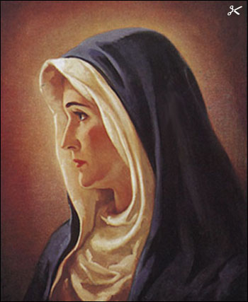 350x427 Mary - Mary Of Nazareth Painting
