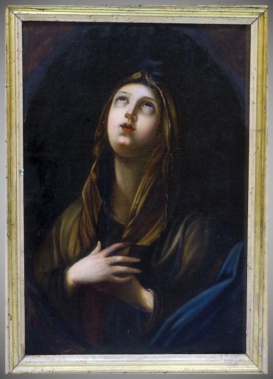 534x740 19th C Original Painting Mary Magdalene Religious Fine Art - Mary Painting