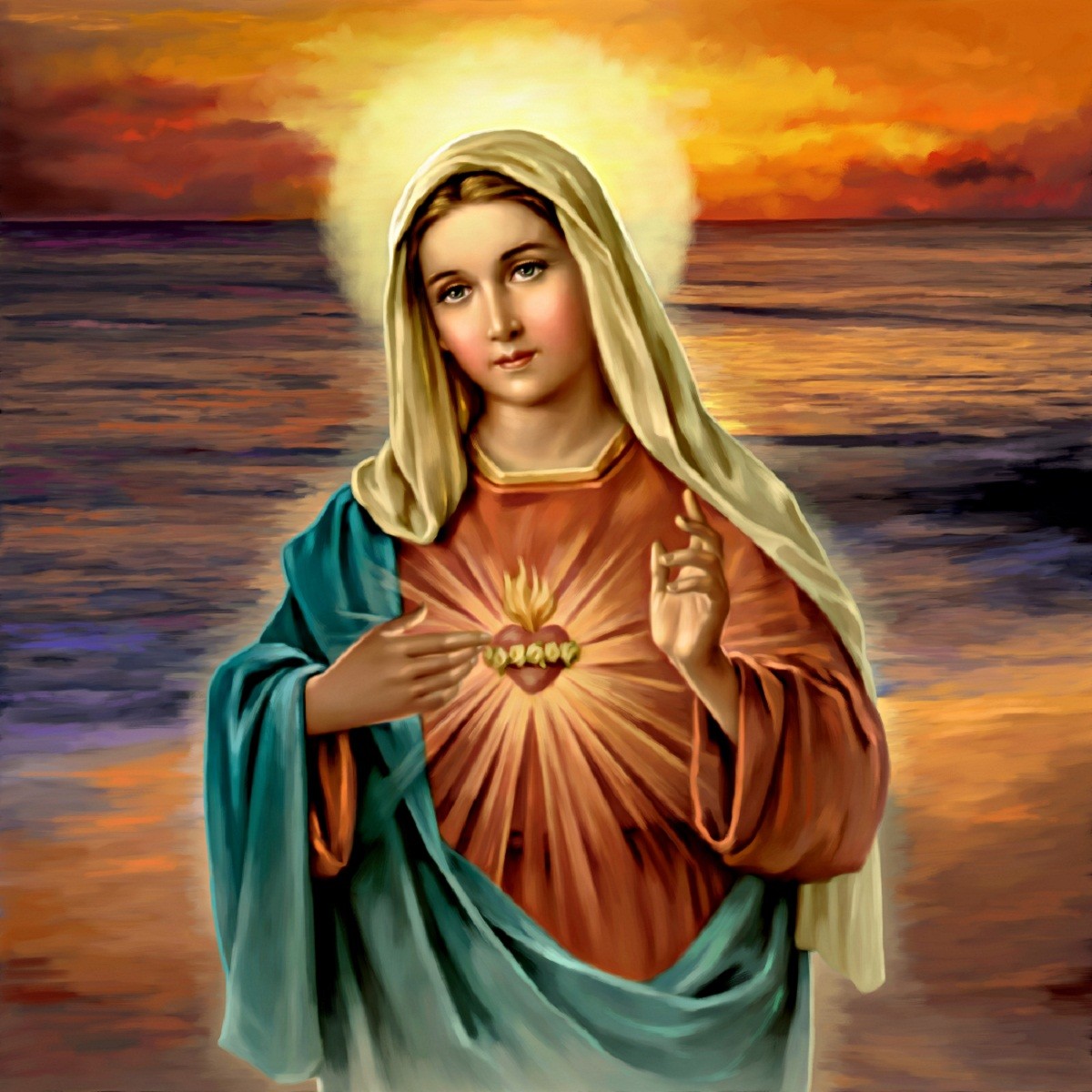 1200x1200 Mother Mary Paintings In India - Mary Painting