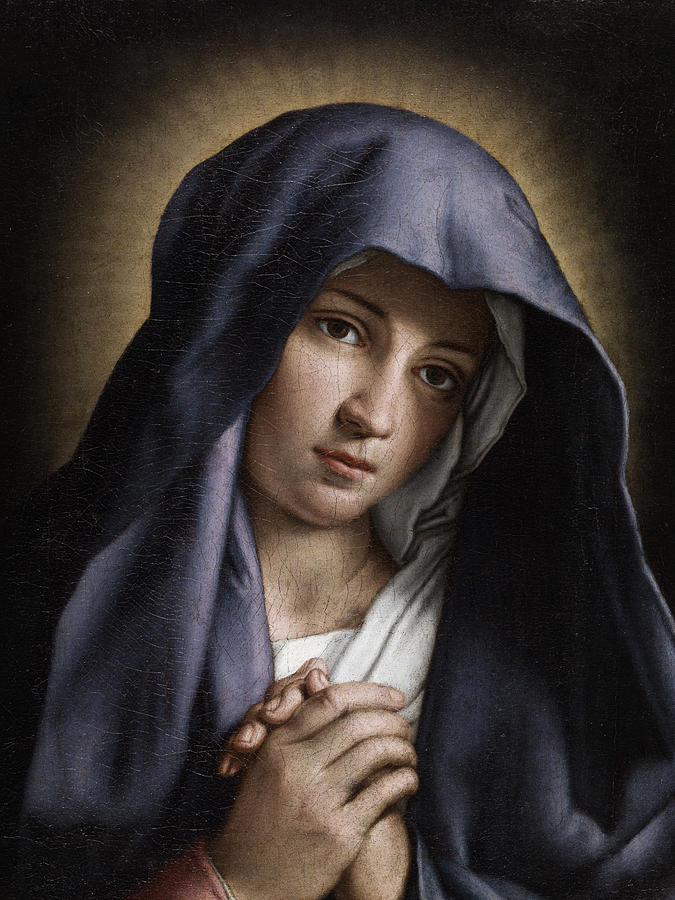675x900 Portrait Of The Young Virgin Mary Painting By Giovanni Battista - Mary Painting