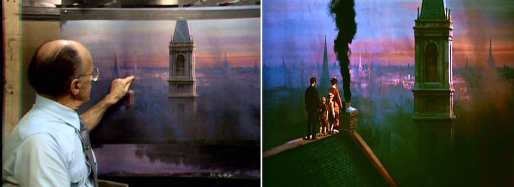 1024x374 Annie Atkins On Twitter Mary Poppins Is On Tv - Mary Poppins Painting