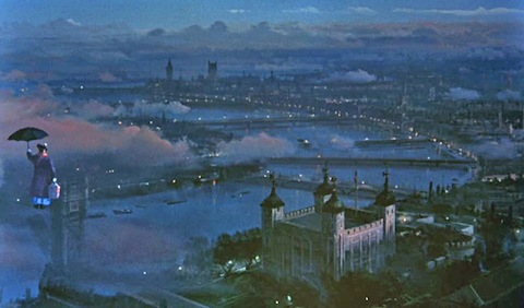 480x282 Mind Blowing Matte Paintings From Classic Movies Page 9 Flavorwire - Mary Poppins Painting