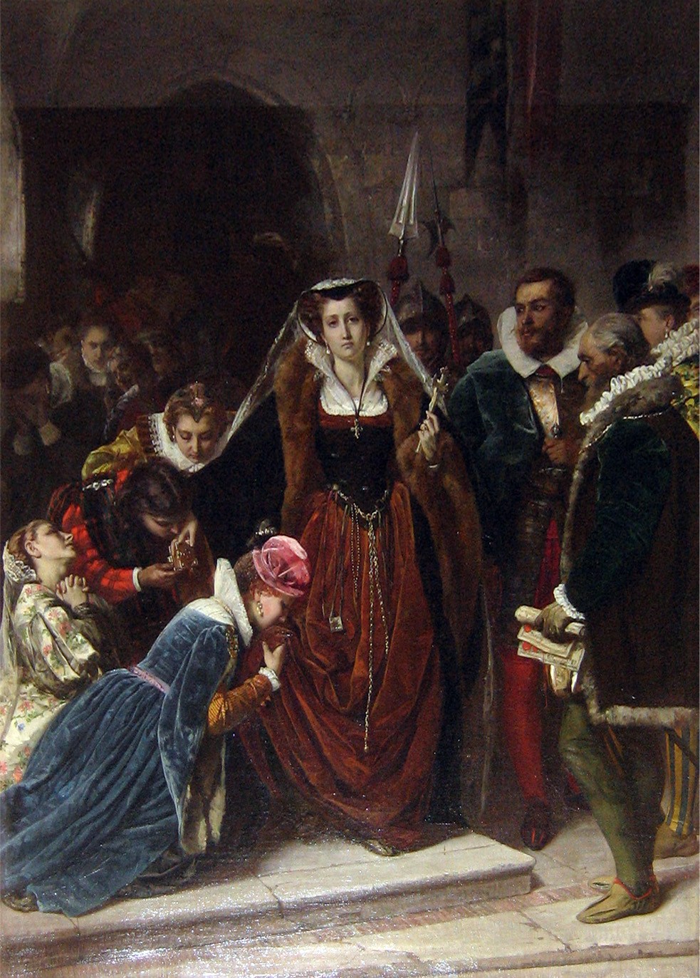 983x1373 A Staircase With A Royal History Royal Central - Mary Queen Of Scots Painting