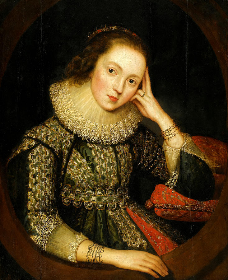 733x900 Portrait Of A Lady Said To Be Mary Queen Of Scots Painting By - Mary Queen Of Scots Painting