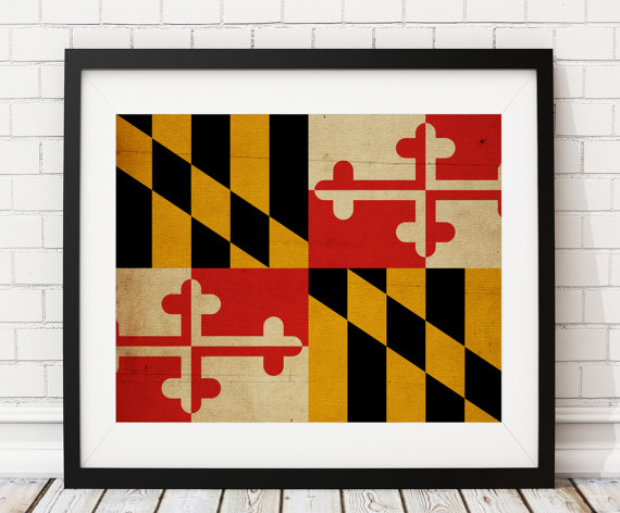 Maryland Flag Painting at PaintingValley.com | Explore collection of ...