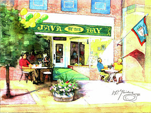 300x225 Maryland Flag Paintings Fine Art America - Maryland Flag Painting