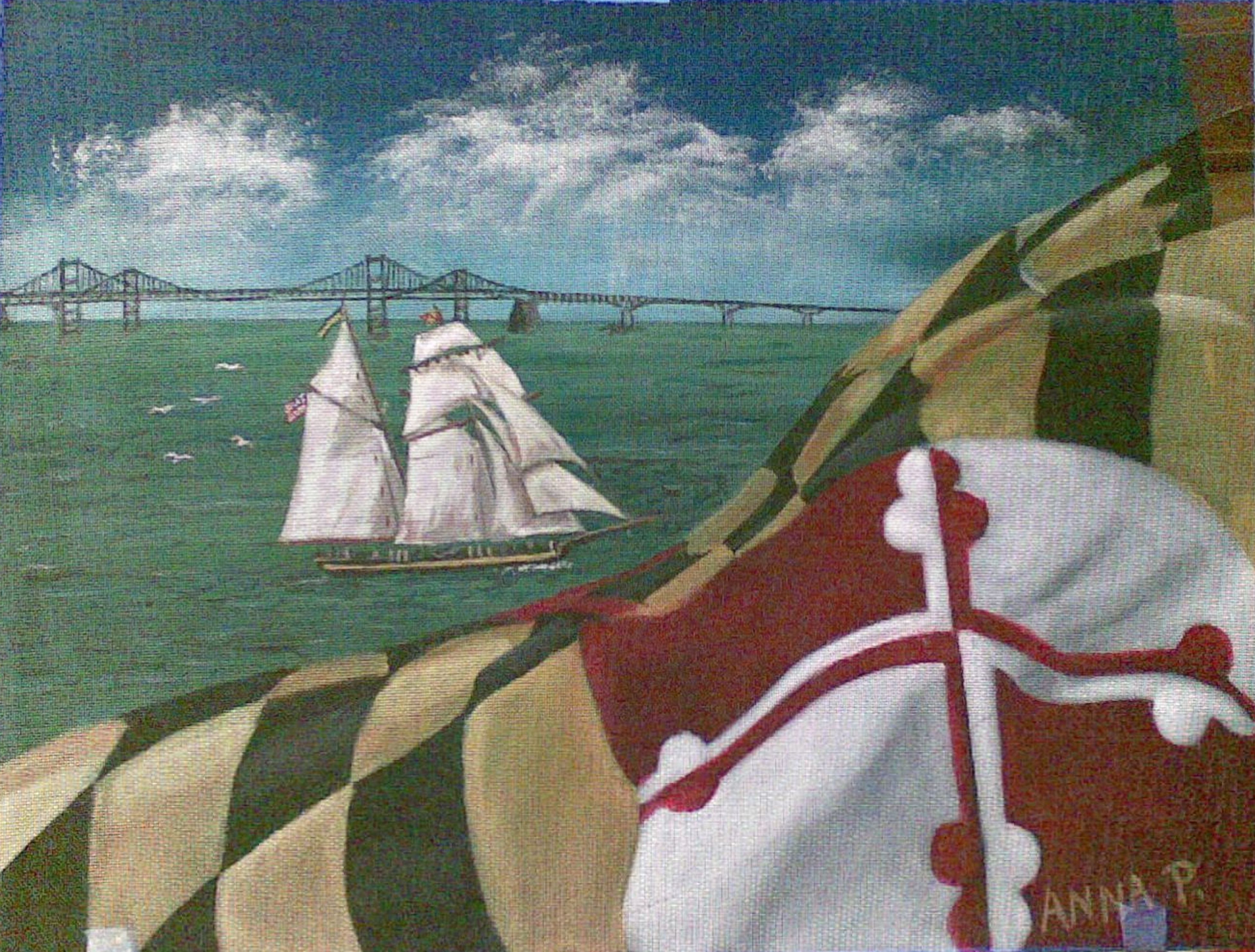 3910x2967 Window Screen Painters - Maryland Flag Painting