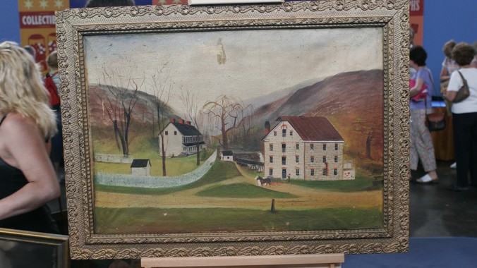 676x380 19th Century Maryland Folk Art Painting Antiques Roadshow Pbs - Maryland Painting