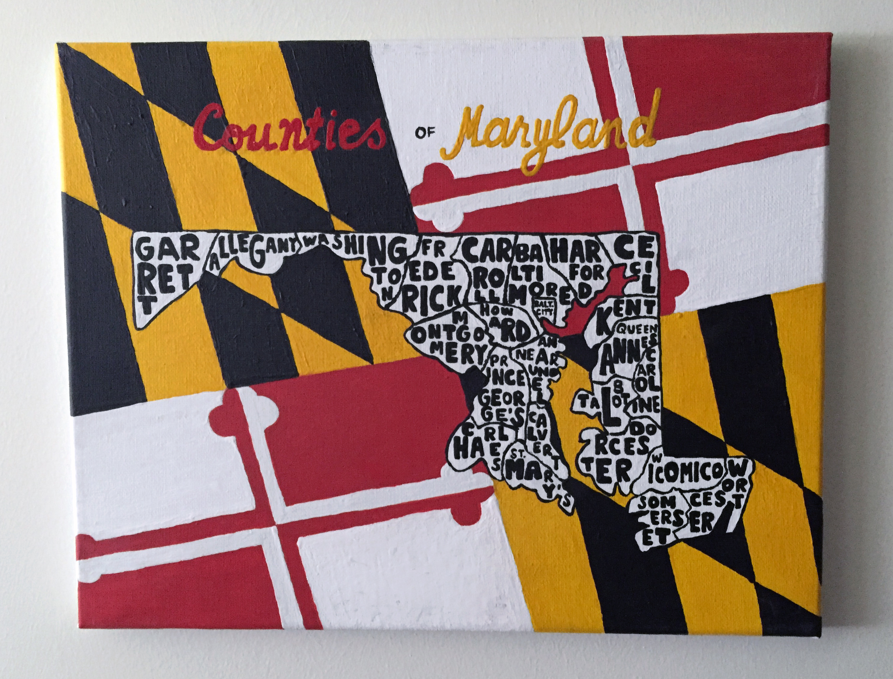 2959x2248 Maryland Pride Jenny Hottle - Maryland Painting