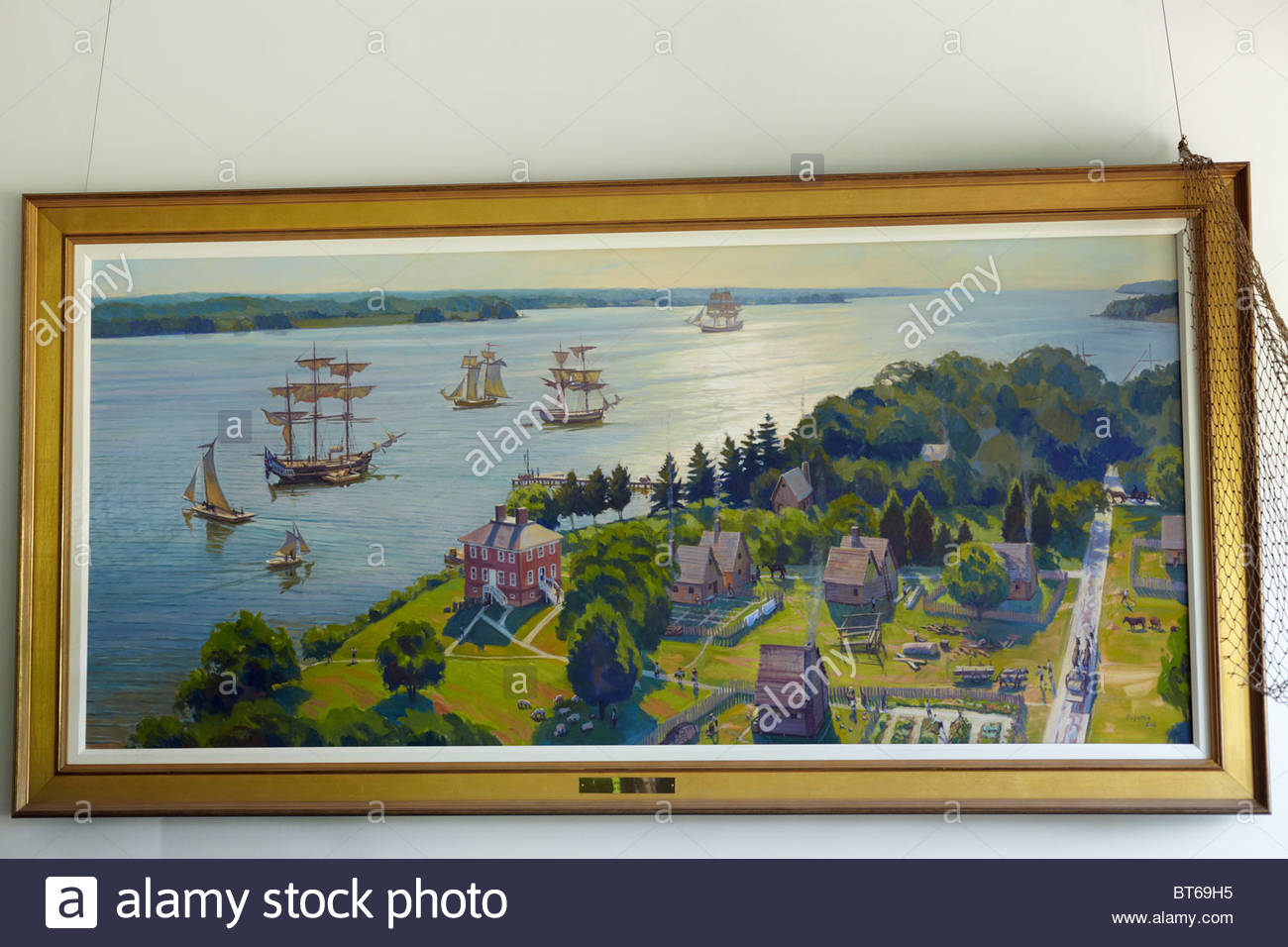 1300x956 A Painting Of Historic London Town, Maryland, By Lee A. Boynton - Maryland Painting