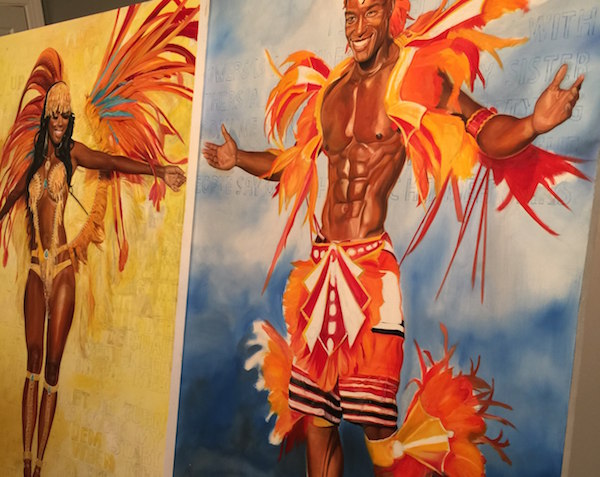 600x477 Painting Mas The Carnival Series - Mas Painting