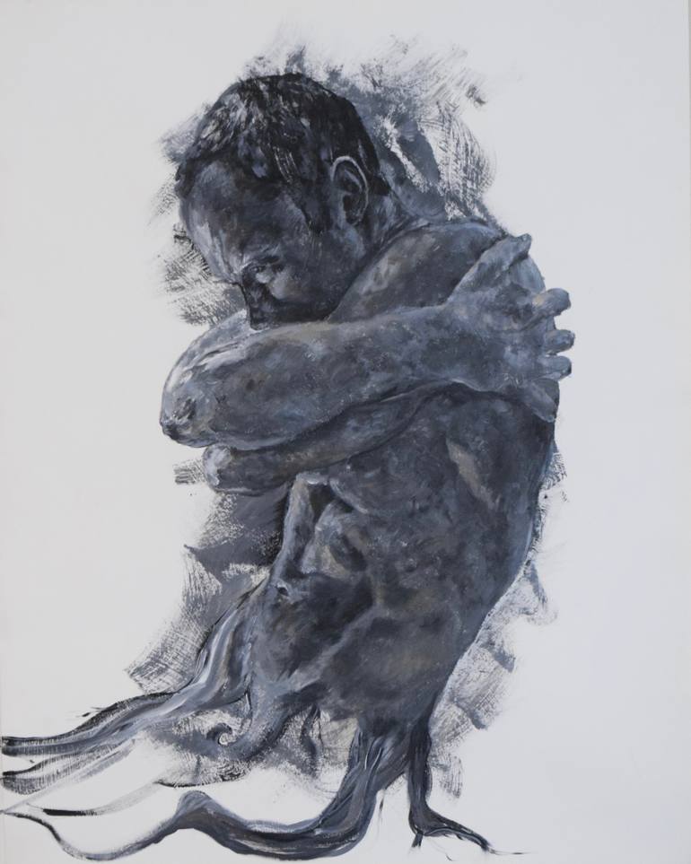 770x963 Saatchi Art Totality (Masculine) Painting By Gabriela Leyva - Masculine Painting