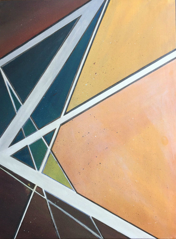 714x969 Making An Abstract Painting With Masking Tape 7 Steps (With Pictures) - Masking Painting