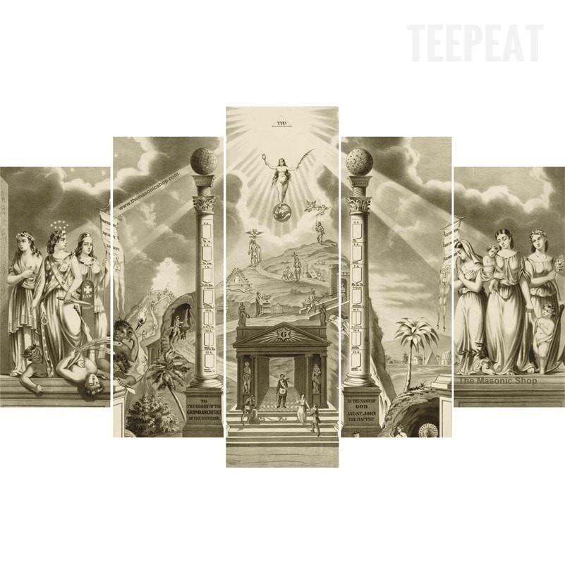 801x801 Masonic Painting - Masonic Painting