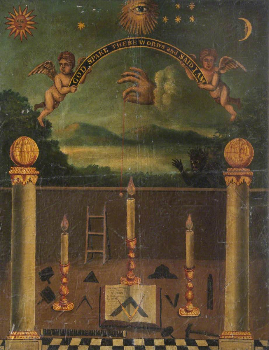 922x1200 Masonic Symbols Art Uk - Masonic Painting