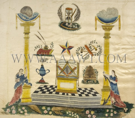 475x414 Fraternal, Masonic, Washington, Mason Painting And Art - Masonic Painting