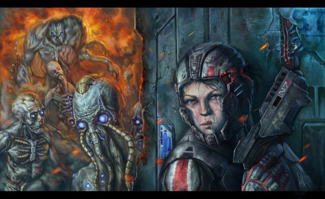 660x403 Mass Effect Fan Art By Jupiterwaits - Mass Effect Painting