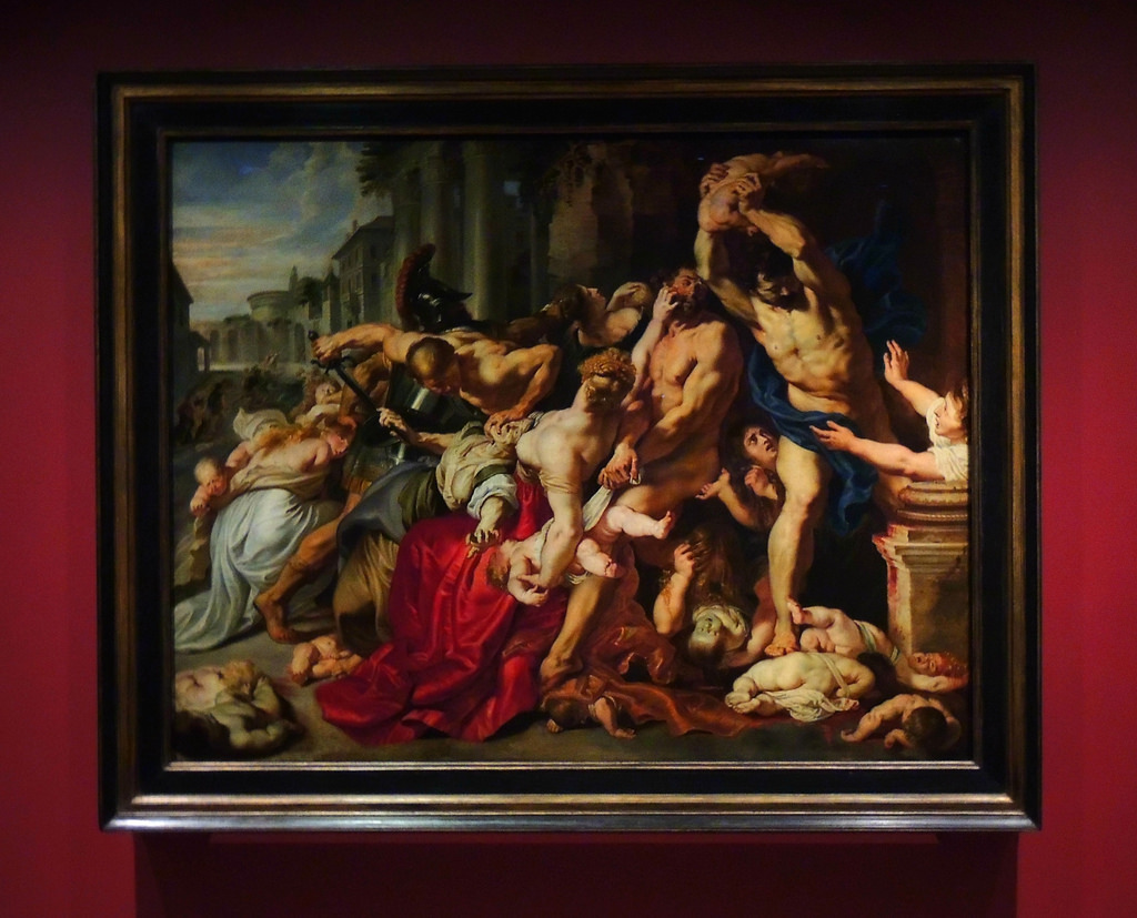 1024x827 Ruben's Masterpiece The Massacre Of The Innocents (182 - Massacre Of The Innocents Painting