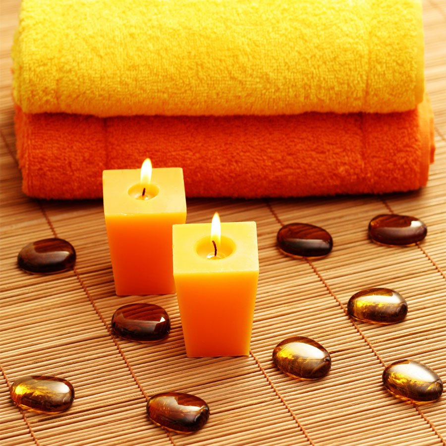 900x900 Shinehome 3pcs Wall Art Canvas Printed Painting Spa Yoga Body Nail - Massage Painting