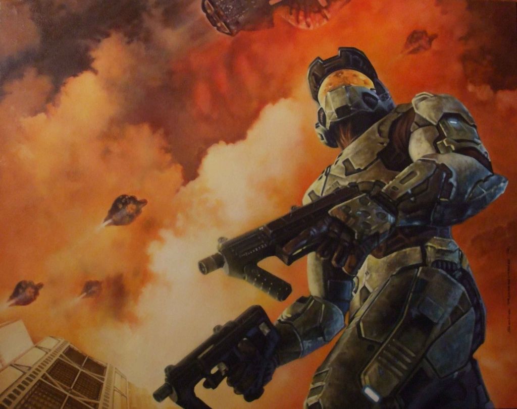 1024x811 Master Chief Halo Sofia Rosende Romero - Master Chief Painting