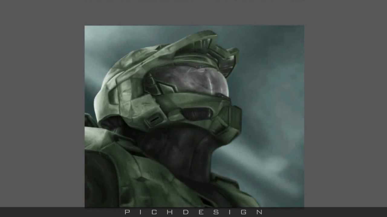 1280x720 Pichdesign - Master Chief Painting