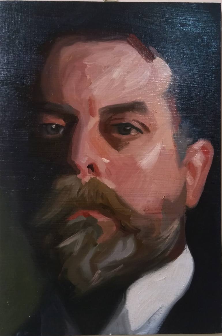 770x1167 Saatchi Art Master Copy Of A Sargent Self Portrait Painting By - Master Copy Painting