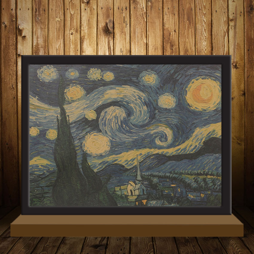 850x850 Masterpiece Painting Starry Sky - Masterpiece Painting