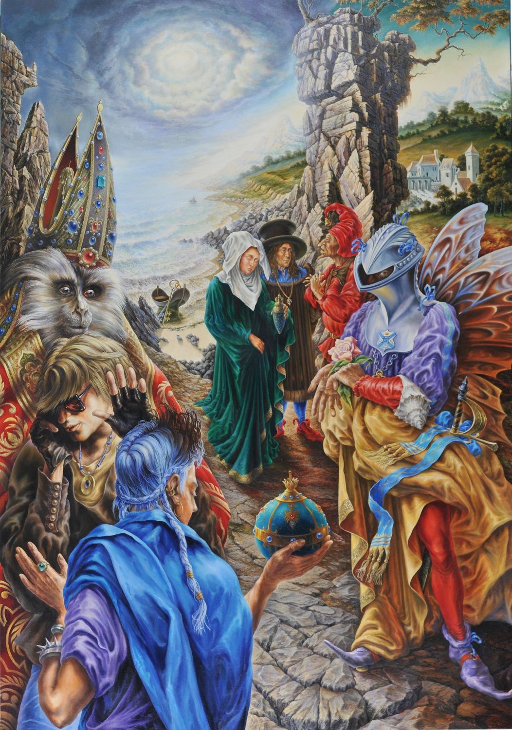 1052x1500 Original Masterwork Painting Entitled The Alexander - Masterwork Painting