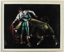 225x183 Matador Painting Ebay - Matador And Bull Oil Painting