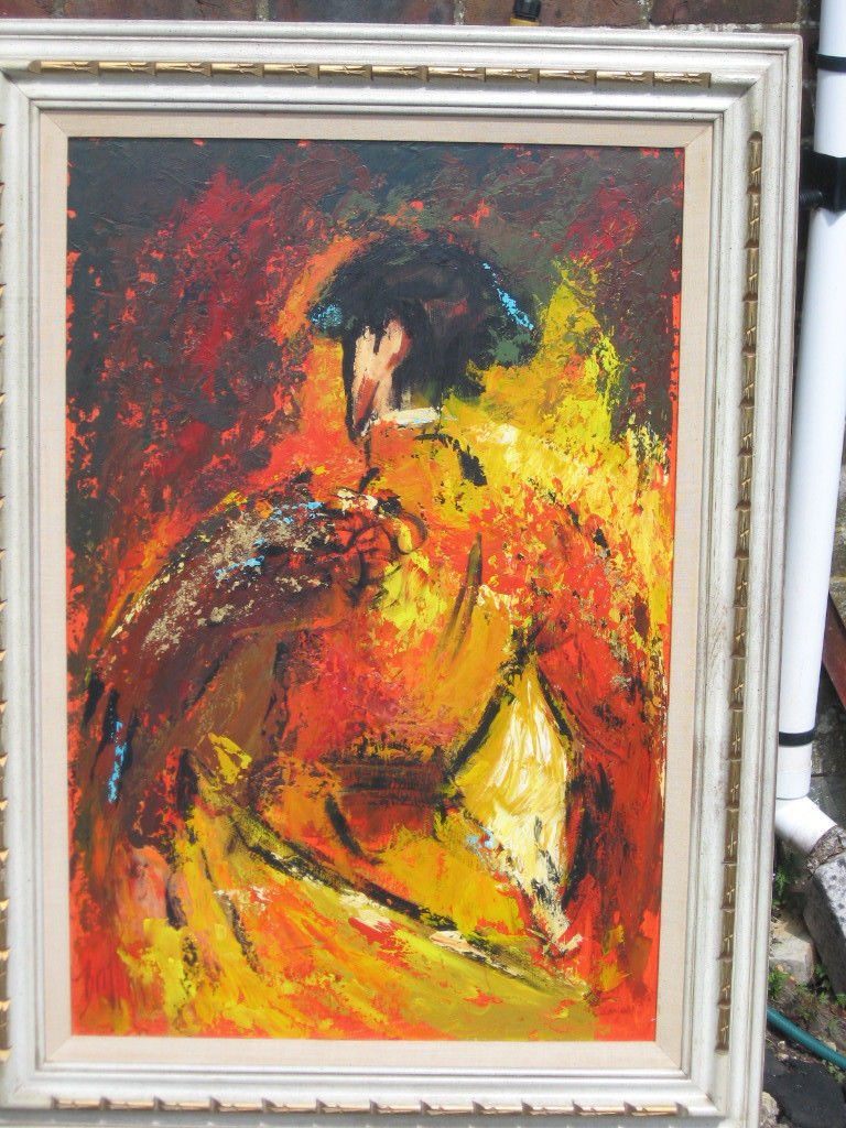 768x1024 Matador Oil Painting - Matador Oil Painting