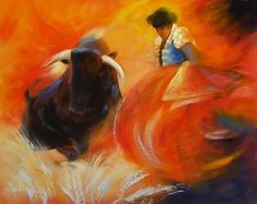 236x187 Famous Spanish Paintings Bullfighter A N Matador Painter - Matador Oil Painting