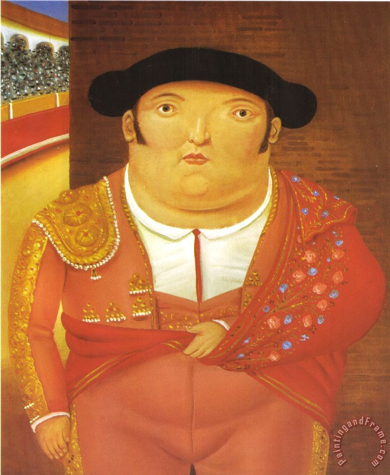 789x960 Fernando Botero Matador Painting - Matador Painting