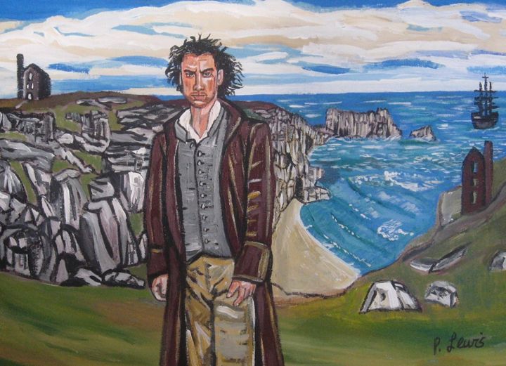 720x521 Ross Poldark Aidan Turner - Matchstick Painting