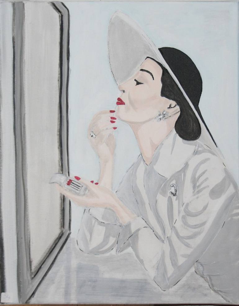 770x986 Saatchi Art Matchstick Lady Painting By Victoria Butcher - Matchstick Painting