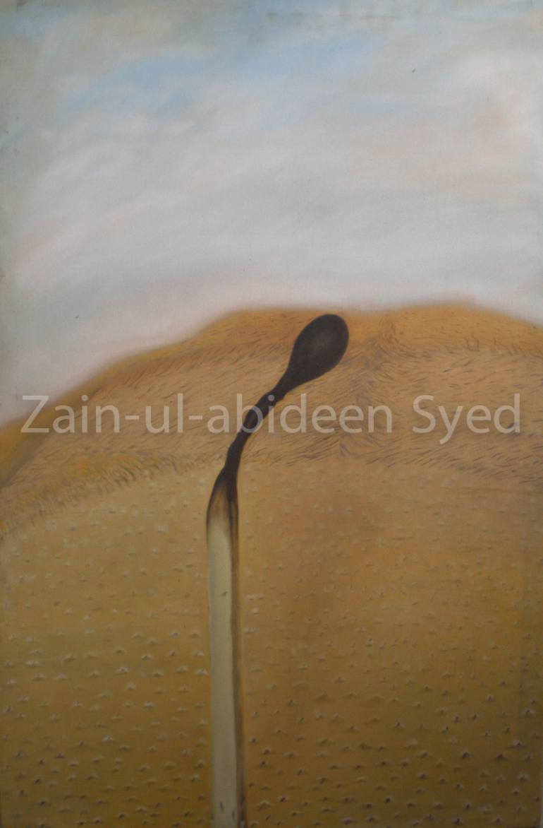 770x1172 Saatchi Art Matchstick Painting By Zain Ul Abideen Syed - Matchstick Painting