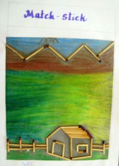 236x330 Matchstick Crafts - Matchstick Painting