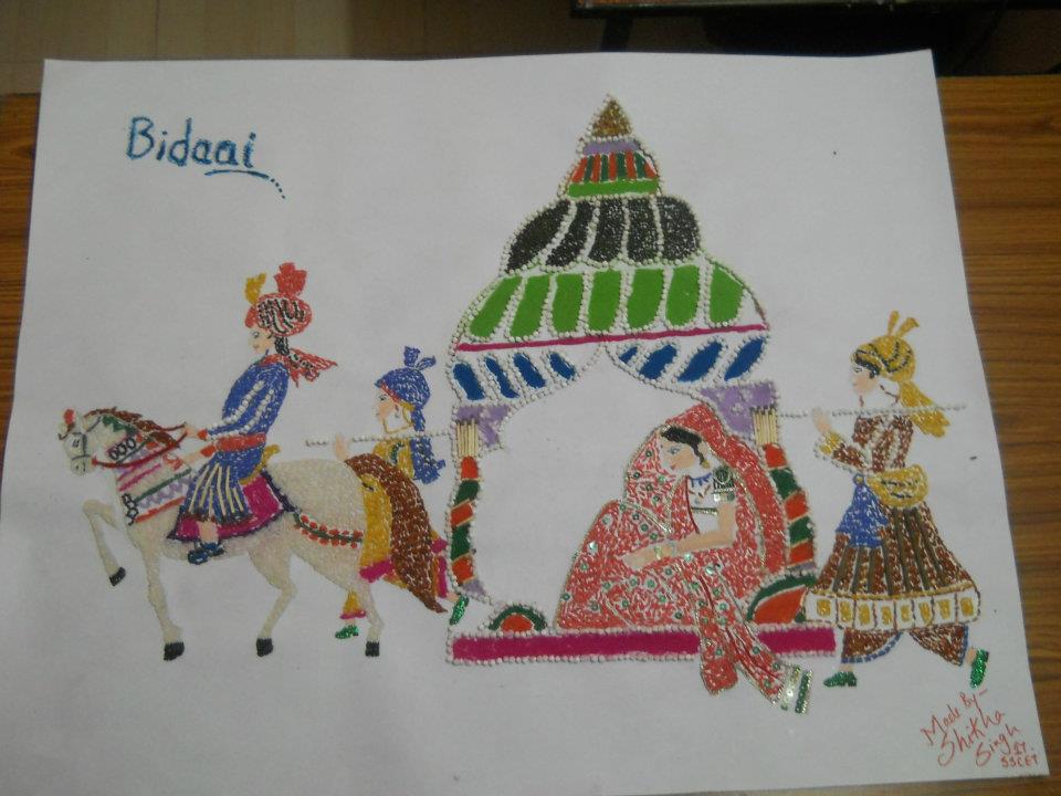 960x720 Shikha Completed This Painting In 18 Hours Using 10 Different - Matchstick Painting