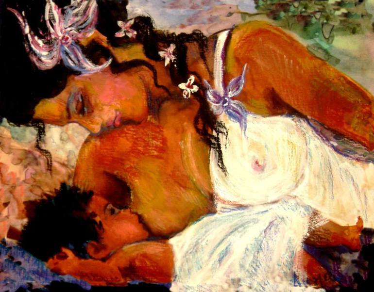 770x602 Saatchi Art Maternity Painting By Anna Avagyan - Maternity Painting