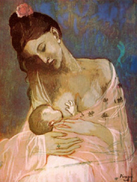 550x730 Maternity, 1909 By Pablo Picasso - Maternity Painting