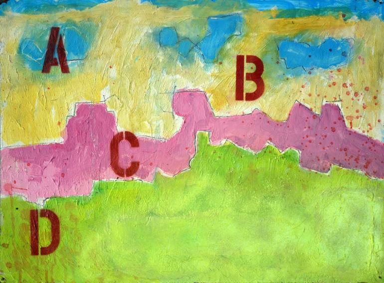 770x568 Saatchi Art Lanscape Math Painting By Hector Jose Reies - Math Painting