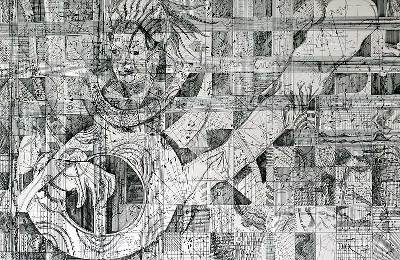 400x260 Expressionist Watercolor Painting - Mathematical Painting