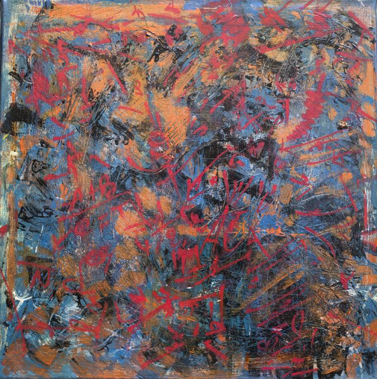 770x774 Saatchi Art Mathematical Graphical Painting By Sabine Deluze - Mathematical Painting