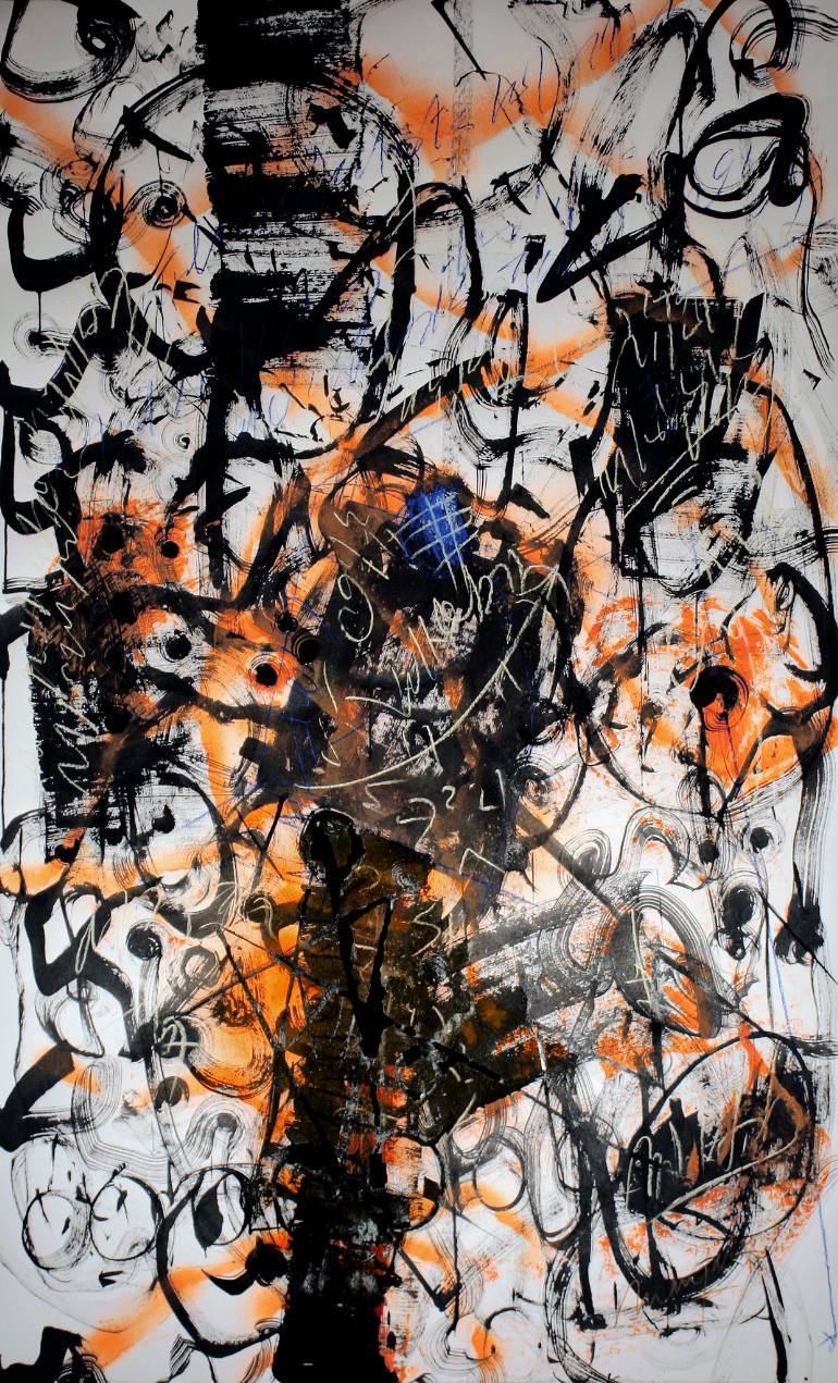 770x1271 Saatchi Art Mathematical Inkpulse Painting By Marijah Bac Cam - Mathematical Painting