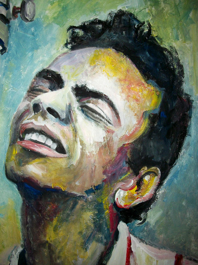 673x900 Johnny Mathis Painting By Marcelo Neira - Mathis Painting