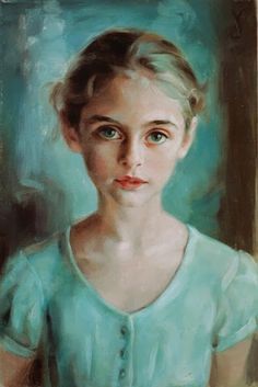 236x353 Miles Williams Mathis, Sofie Blue Vintage Girls - Mathis Painting