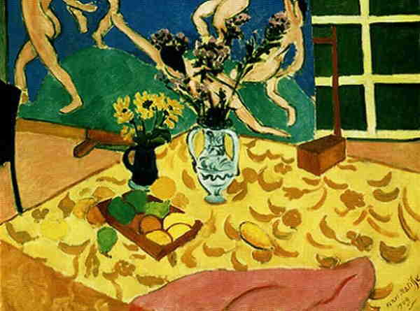 600x445 Matisse Still Life With Dance C.1909 - Matis Painting
