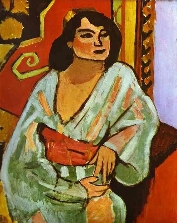 569x719 Matisse Algerian Woman (Painting) - Matisse Painting