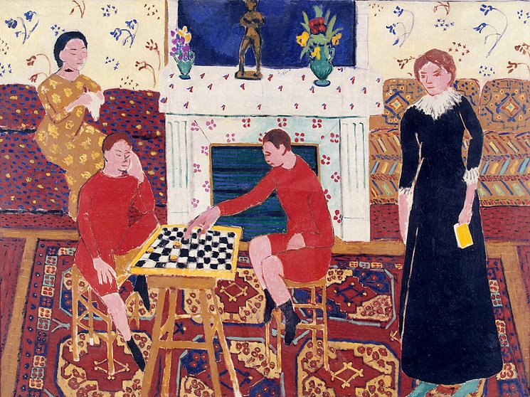 745x558 Painter's Family - Matisse Painting