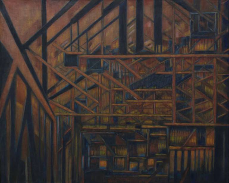 770x615 Saatchi Art Matrix Painting By Ali Koers - Matrix Painting